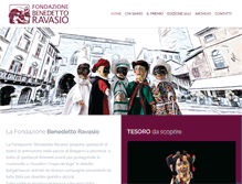 Tablet Screenshot of fondazioneravasio.com